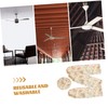 Alipis 3 Sets Fan Reusable Cover Ceiling Fan Cover Ceiling