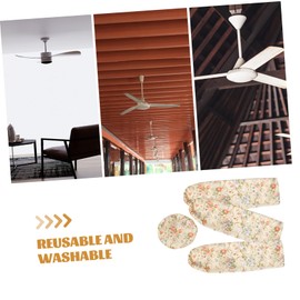 Alipis 3 Sets Fan Reusable Cover Ceiling Fan Cover Ceiling Fan Protective Fan Blade Protection Hanging Fan Dust Cover