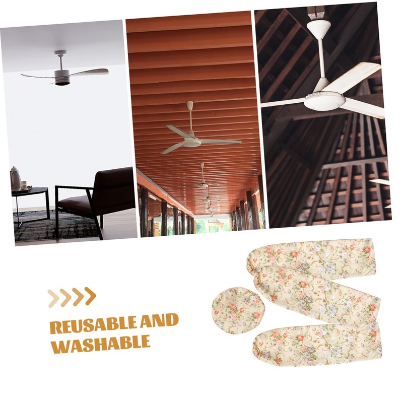 Alipis 3 Sets Fan Reusable Cover Ceiling Fan Cover Ceiling