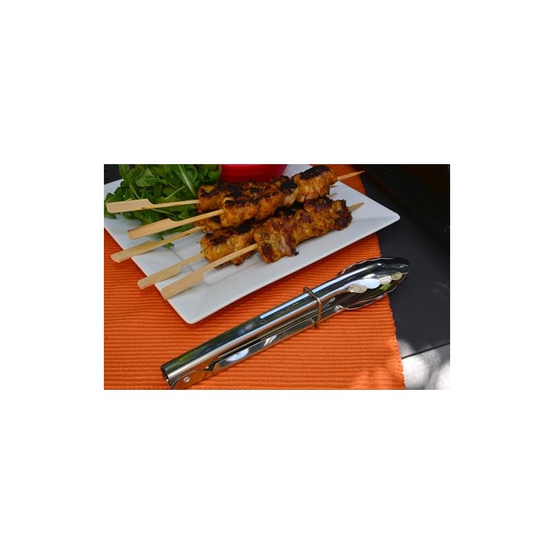BBQ Buddy Tongs for Cooking - 2 Pieces Metal Tongs