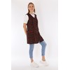 7/8 Tunic Cotton Colourful Apron Short without Sleeves Cooking Apron,