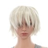 SWACC Unisex Fashion Spiky Layered Short Anime Cosplay Wig for