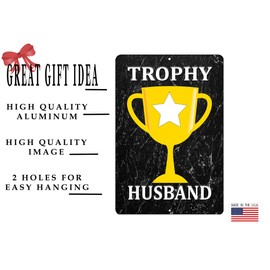 Rogue River Tactical Funny Sarcastic Metal Tin Sign Wall Decor Man Cave Bar Trophy Husband