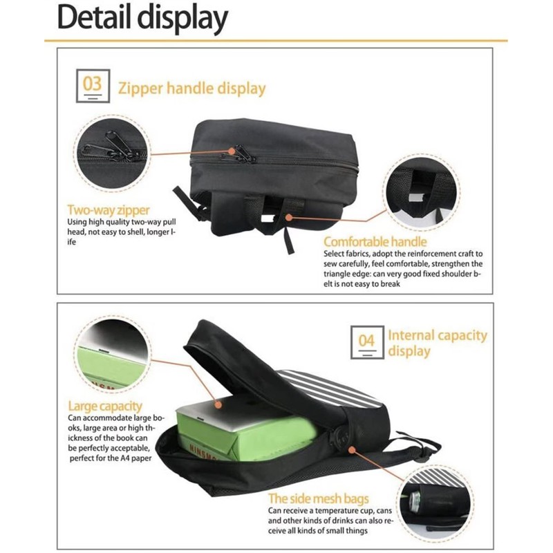 Gongbawa African Black Boy Bookbag 3 In 1 Set for