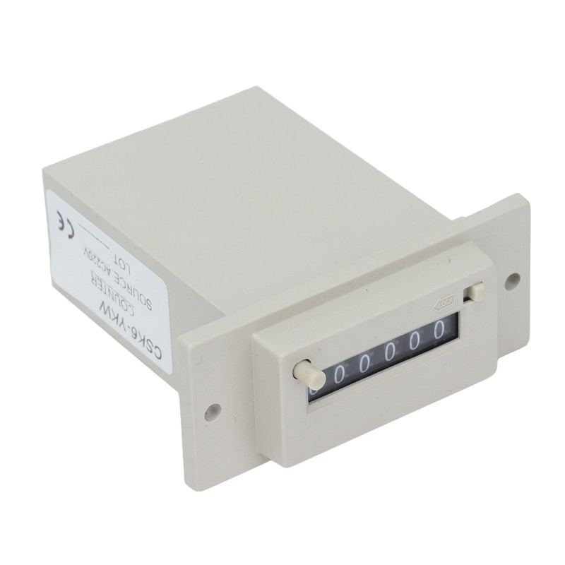 Electromagnetic Counter 0‑999999 6 Digit Industrial Pulse Totalizer for Machine