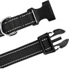 Dog Collar, Reflective Nylon Dog Collars, Adjustable with Quick Release