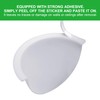 Qlvily 4-Pack Opaque Stick-On Half Shades for 6" Recessed Ceiling