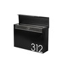 Wall Mounted Modern Mailbox - Wall Mounted Mailbox with Lock