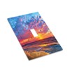 Beach Seagull Seaside Sunset Ocean Waves Decorative Light Switch Cover
