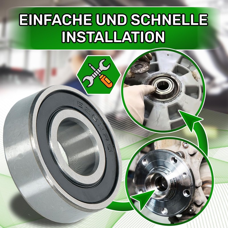 Universal Ball Bearings 6004 2RS 20 x 42 x 12