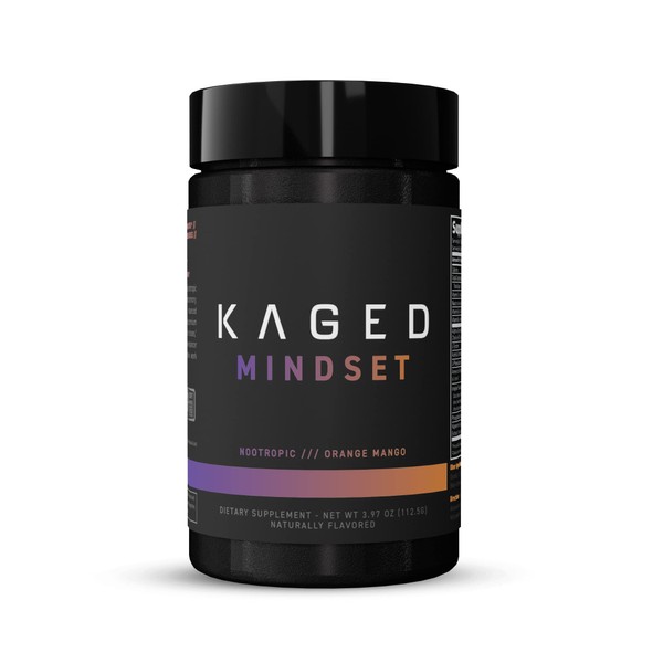 Nootropic Formula by Kaged | Mindset | Focus and Productivity Supplement Caffeine + Stimulant Free - Enhances Memory, Mood, Clarity - 30 Servings