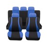 Auto Accessori Lupex Universal Seat Covers Set LS10 Blue Front