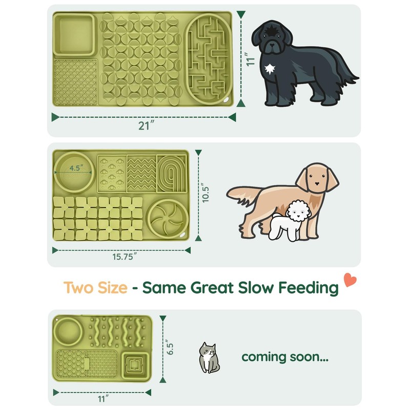 Evenco Slow Feeder Bowl for Dogs and Cats, Silicone Lick