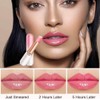 LIANGNISHI Color Changing Lipstick, Temperature Changing Lipstick, Jelly Lipstick, Moisturizing,