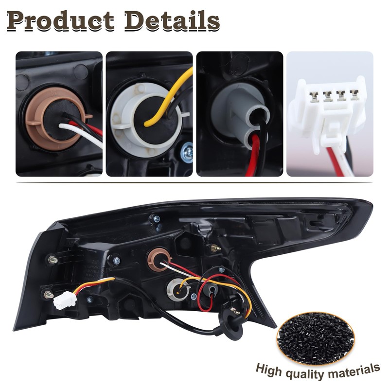 KAMDKI LH Halogen Type Outer Tail Light Fit for 2019