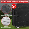SPGOOD Barbecue Cover Weatherproof 420D Oxford Fabric Grill Cover Gas