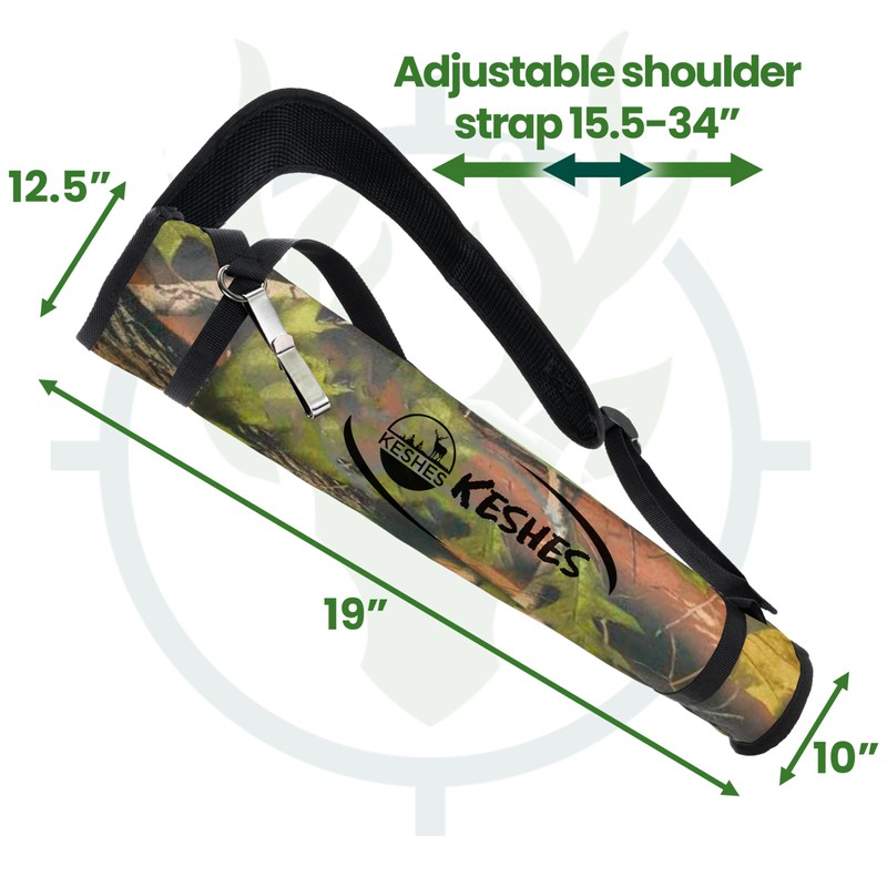 Archery Back Arrow Quiver Holder - Adjustable Quivers for Arrows,