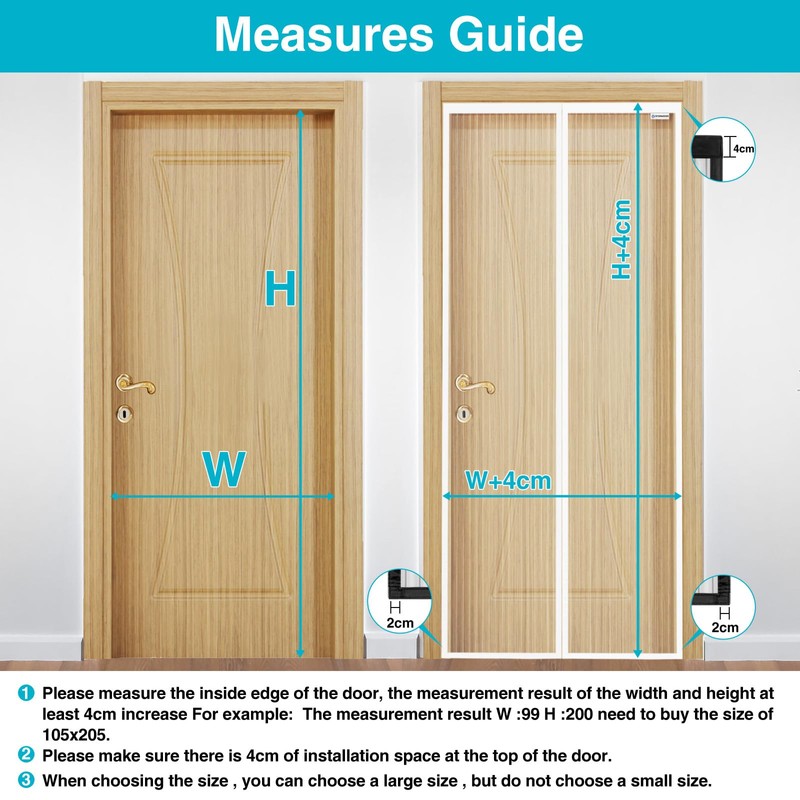 Fly Screen Door, 95 x 200 cm, design4door Fly Screen