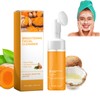 Turmeric Foaming Cleanser, Turmeric Face Wash with Kojic Acid, Facial