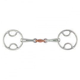 Shires Equestrian - Bevel Bit With Copper Lozenge - S/steel - Size: 51/4