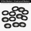 6 Pack 30MM Shower Head Screen Filter Gasket, Stainless Steel