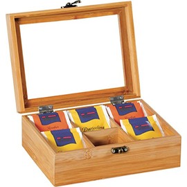 Tea Box FSC Tea Caddy 6 °FÄCHER Bamboo 58902