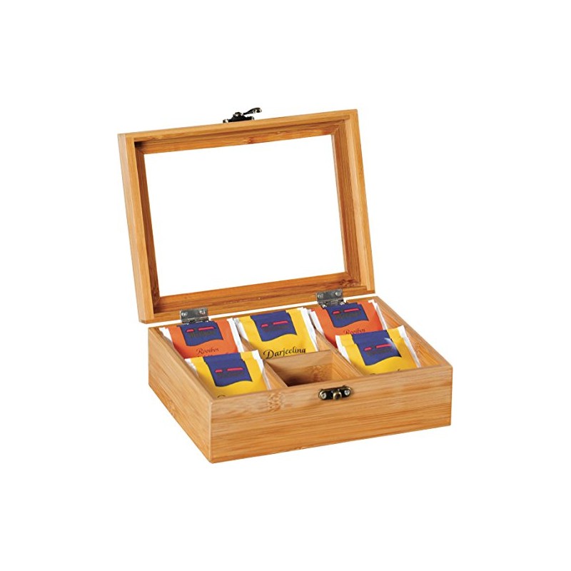 Tea Box FSC Tea Caddy 6 °FÄCHER Bamboo 58902