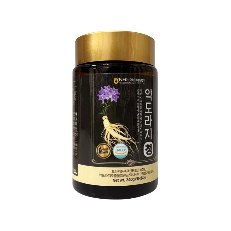 Douzone Health 더존건강 약도라지청 국내산 3년근 약도라지 240g 3개 Deozon