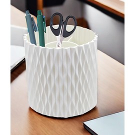 360°Rotating Makeup Brush Holder Makeup Organizer 5 Slot Cosmetic Storage Makeup Brushes Cup for Lipstick, Brushes,Beauty Tool