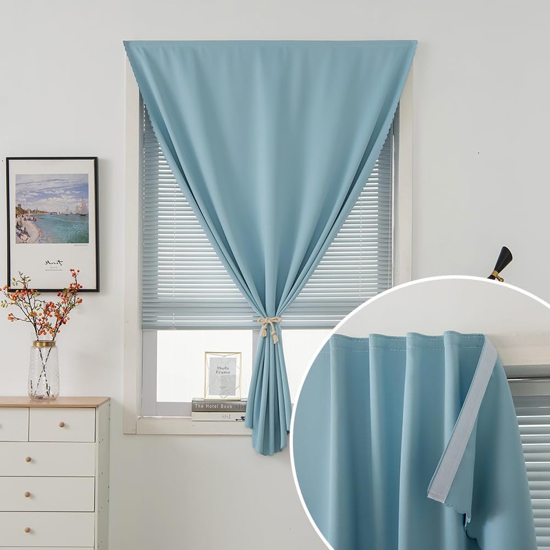 Self Adhesive Curtains, Black Out Shade for Window, Blackout Fabric