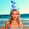 DRESBE Light Up Mermaid Headband LED Ocean Wave Headbands Glow