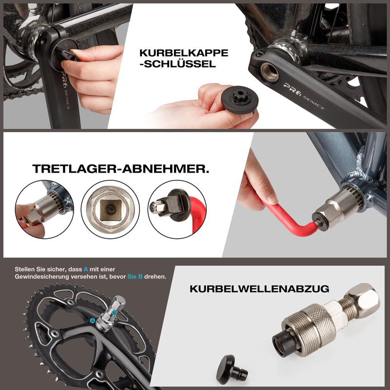 Bike Hand Bicycle Tool Kit Professional Repair Kit with Chain