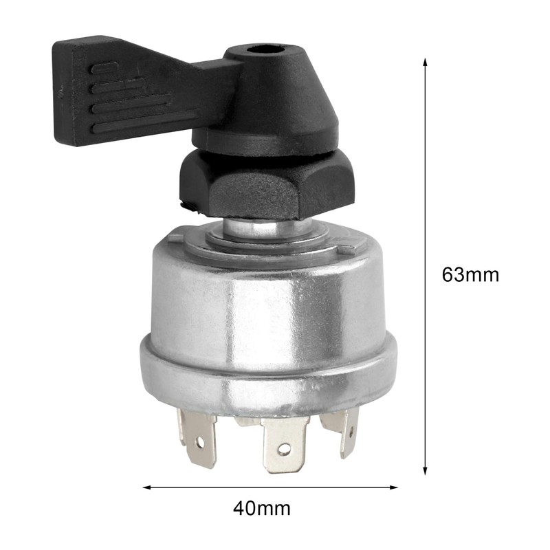 Indicator Switch for Agricultural Vehicles Replacement Part, 40 mm Diameter