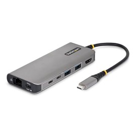 StarTech 7-in-1 USB-C HDMI Dock with 4K 60Hz and 140W, 5Gbps, 1GbE