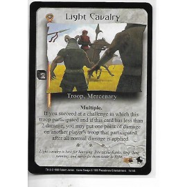 1999 Wheel of Time CCG: Light Cavalry Card 1st Edition