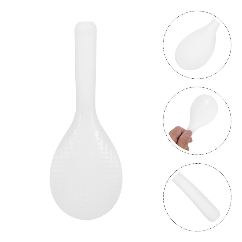 ULTECHNOVO 2Pcs Lightweight Non Stick Rice Paddle Spoon Kitchen Utensils