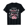 Silly Rabbit Easter Is For Jesus Christian Religious Flower T-Shirt