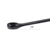 uxcell Metric 19mm 12-Point Box Open End Combination Wrench Black