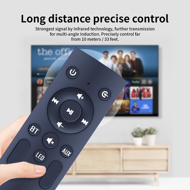 Replacement Soundbar Remote Control Compatible with Vilinice Topvision 50W 5.0