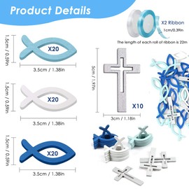 Communion Decoration, Christening Boys, Communion Decoration, 125 Pieces Communion Confirmation Boys