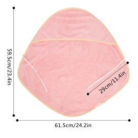 Aisi Dog Towel for Drying,Dog Bath Towels with Hat,Microfiber Pet Bath Towel for Dogs Cats