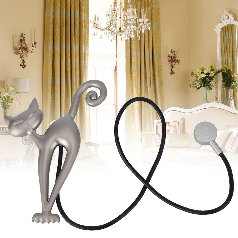 Metal Cat shape Magnetic Clip Curtain Holders Accessories