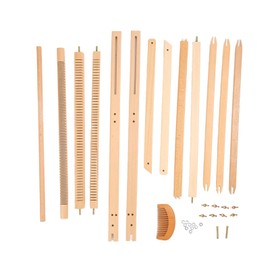 Beginners Weaving Kit, 23.6in X 21.3in, Wooden Tapestry Looms, DIY Craft Weaving, Tapestry Weaving Warp Frame for Kids Adults Beginners