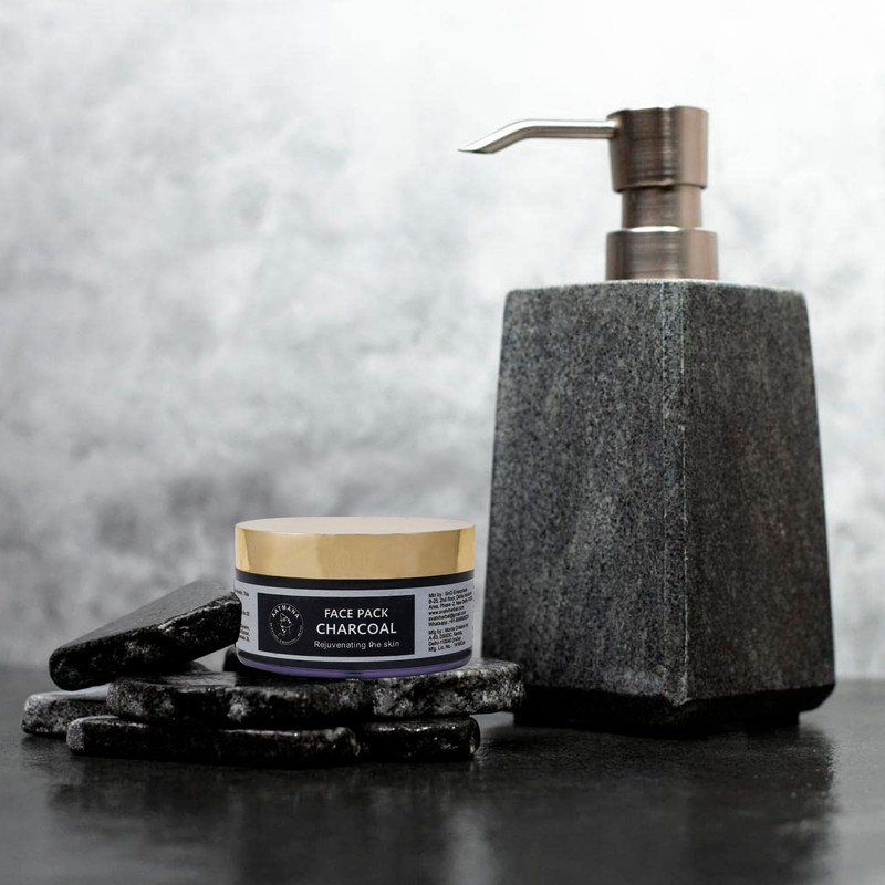 AATMANA Charcoal Face Pack | Skin Firming | Natural Skin