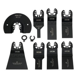 JCB 8 Piece Universal Fit Multi Tool Blade Set - 3 Year Standard Warranty