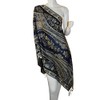 Scarf_tradinginc Jacquard Triplelayer Pashmina Shawl Wrap Stole Scarf (BU)