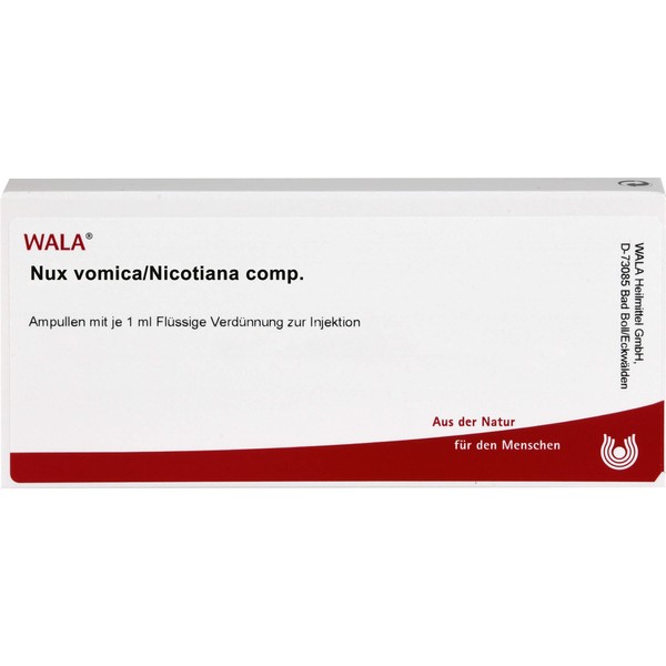 Nux Vomica/Nicotiana comp. Wala Ampullen, 10X1 ml AMP