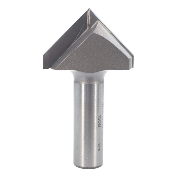 Whiteside Router Bits 1508 V-Groove Bit with 90-Degree 1-1/2-Inch Cutting Diameter and 3/4-Inch Point Length