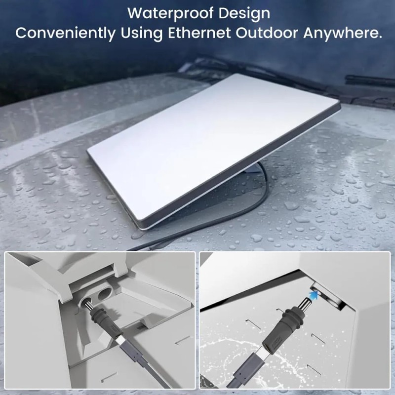 Adaptador De Corriente Usb-c A Cc Para Antena Starlink Mini