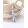WINNICACA Butterfly Necklace for Women 925 Sterling Silver Butterfly Cross